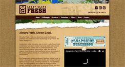 Desktop Screenshot of luckyclaysfresh.com